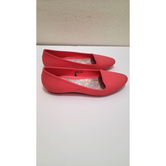 Crocs Light Pink Pointed Toe Slip-On Flats Size 8 - Picture 3 of 14